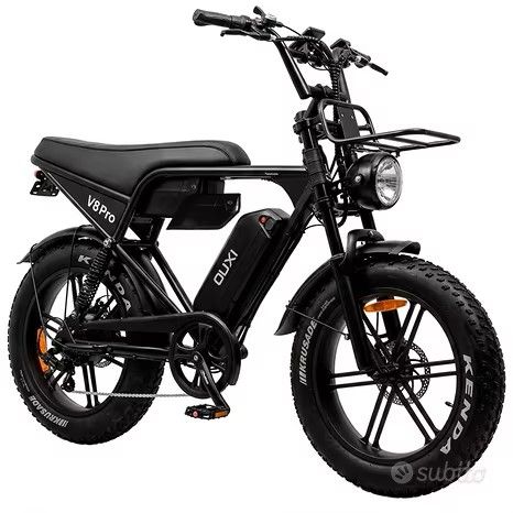 Ouxi V8 Pro Fat E-Bike 250W 48V Doppia Batteria Full Suspension