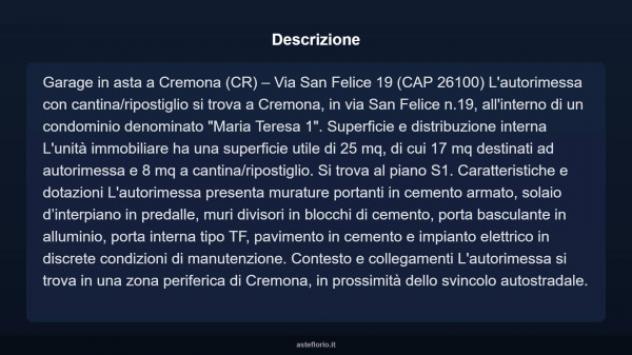 Immobile in asta di 25 m² in vendita a Cremona - Foto 3