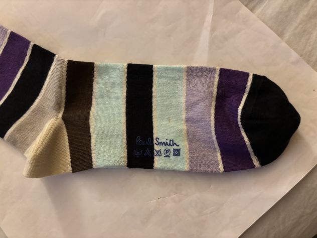 CALZE NUOVE MAI USATE E MAI PROVATE DA UOMO FIRMATE ORIGINALI”PAUL SMITH”TAGLIA - Foto 6