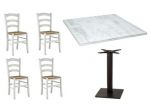 Set Tavoli 80x80 Sedie Ristorante Pizzeria cod 109 Nuovi Affare