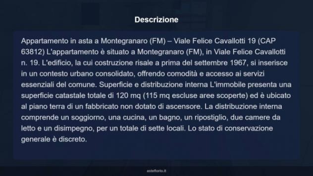Immobile in asta di 120 m² con più di 5 locali in vendita a Montegranaro - Foto 17