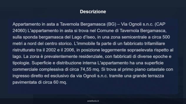 Immobile in asta di 74 m² in vendita a Tavernola Bergamasca - Foto 17