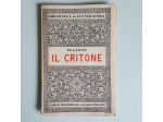 Il Critone - Platone - Signorelli Editore - Biblioteca di letteratura - 1948