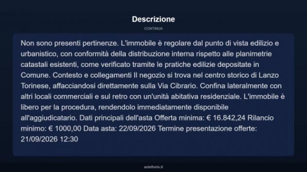 Immobile in asta di 78 m² in vendita a Lanzo Torinese - Foto 5
