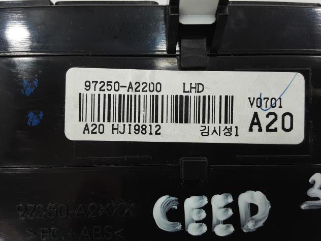 COMANDI CLIMA KIA Cee'd Serie Sporty wagon 97250A2200 (1218) - Foto 4