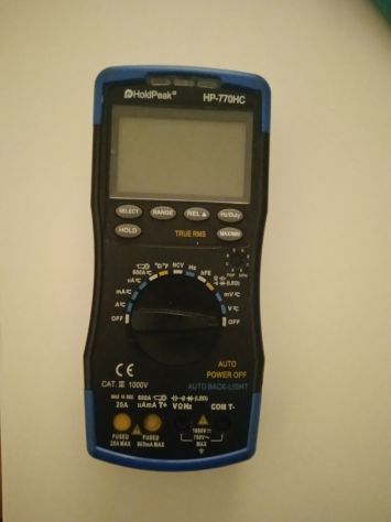 Multimetro digitale HoldPeak  mod. HP-770HC - Foto 5