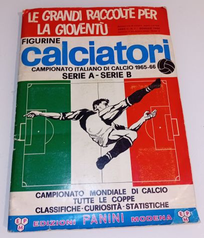 Albo Figurine Calciatori Panini 1965/66