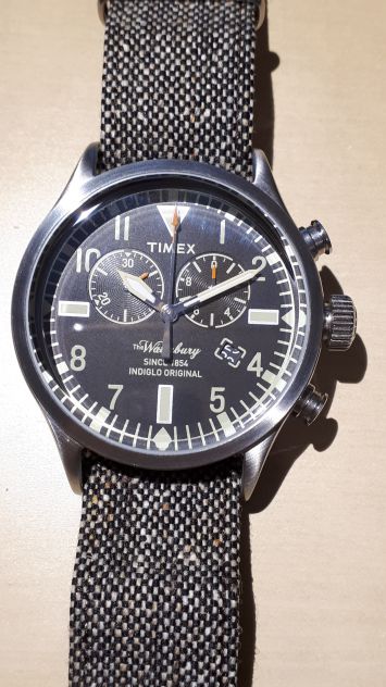 TIMEX WATERBURY Chronograph orologio movimento analogico quarzo. - Foto 8