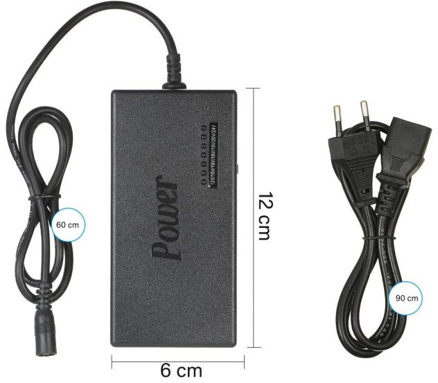 Alimentatore Universale Notebook 100W Carica batterie Universale PC 8 Adattatori - Foto 4