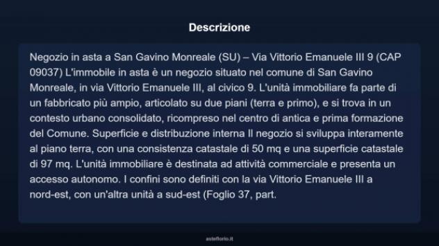 Immobile in asta di 50 m² in vendita a San Gavino Monreale - Foto 3