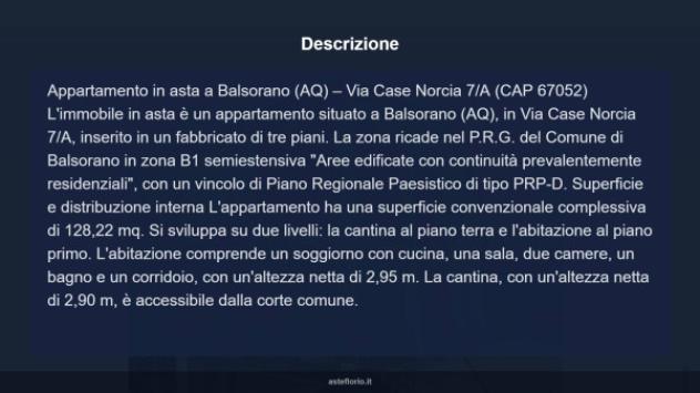 Immobile in asta di 128 m² in vendita a Balsorano - Foto 15