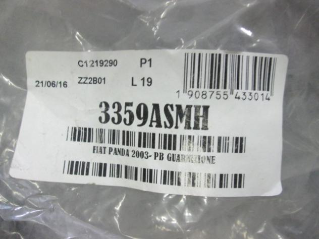 3359ASMH GUARNIZIONE PARABREZZA ANTERIORE FIAT PANDA 1.2 BENZ RICAMBIO NUOVO 46804344 - Foto 2