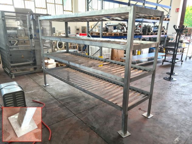 scaffalatura in alluminio per alimenti usata - Foto 5