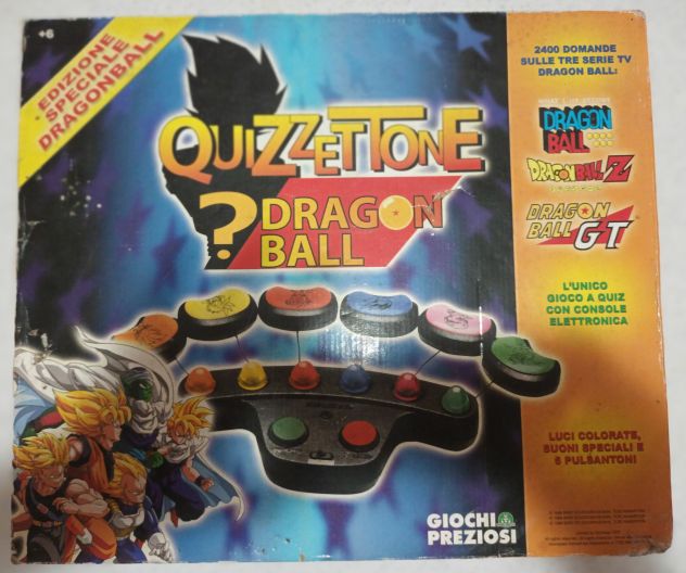 Quizzettone di Dragon Ball, un gioco di società elettronico vintage a quiz