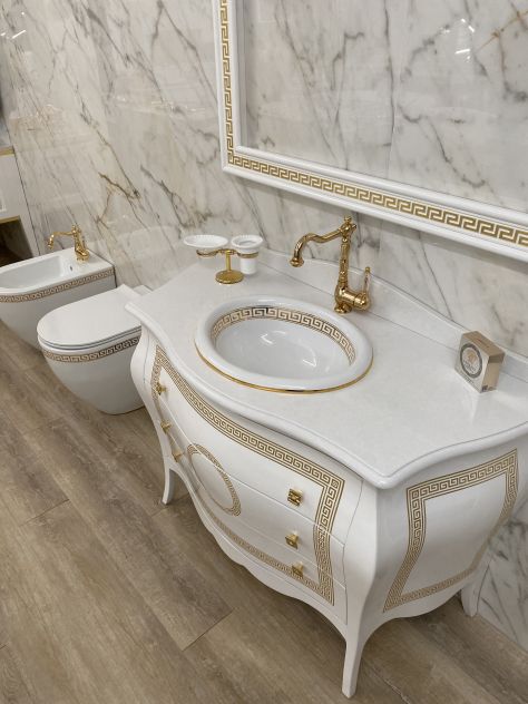 Sanitari Made in Italy oro con grec