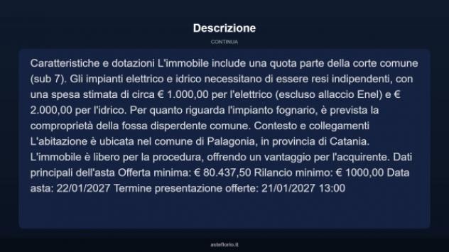 Immobile in asta di 68 m² in vendita a Palagonia - Foto 17