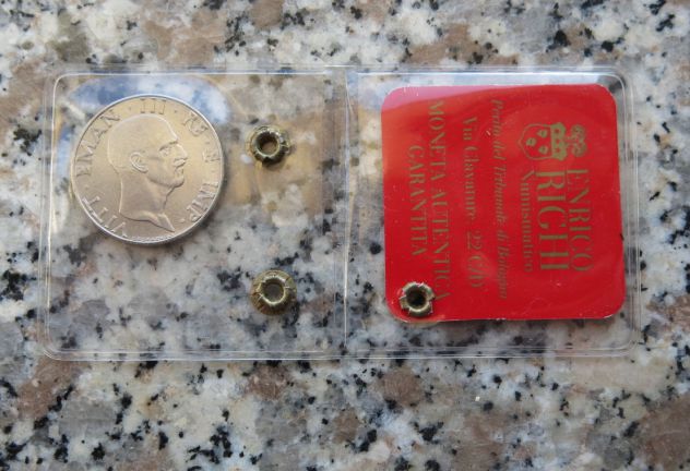 50 centesimi magnetica del 1941 Regno d'Italia in f.d.c. periziata - - Foto 3
