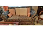 2 DIVANI  IN DAMASCATO  BLU  BELLI   COPPIA  700  EURO