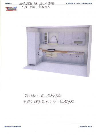 cucina comp. da stock comp. 189 da 120x375