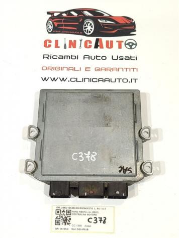 CENTRALINA MOTORE FORD Fiesta 4° Serie 2S6A-12A650-BG 5WS40027G DQ14F6JB diesel 1399 (0205) - Foto 4