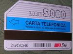 SCHEDA TELEFONICA ITALIA 46U