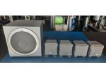 DOLBY SURROUND SILVER CREST 5.1 SET 4 SATELLITI+SUBWOOFER, USATO