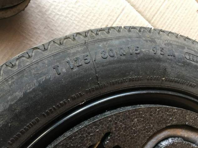 Ruotino Scorta 125/80 R15 e Crik Kit soccorso Alfa Fiat Lancia - Foto 3