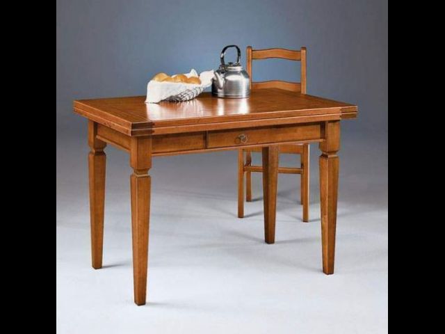 Tavoli in Legno Stile Classico Con Cassetto cod 10903 nuovi
