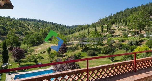 Splendido casale in pietra con piscina privata a Castellina in Chianti, Toscana. - Foto 12
