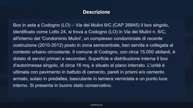 Immobile in asta di 16 m² in vendita a Codogno - Foto 8
