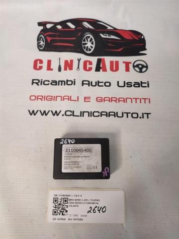 CENTRALINA COMANDI VOLANTE MULTIFUNZIONE BMW Serie 3 E91 Touring 2110045400 24HJMMO-A (0508)