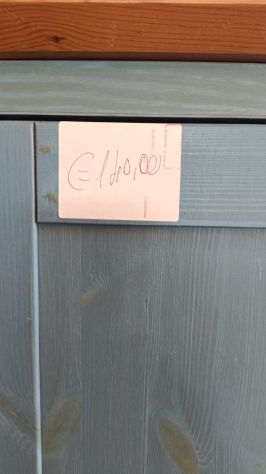 Armadio a Due Ante in Legno Azzurro – 25228 - Foto 2