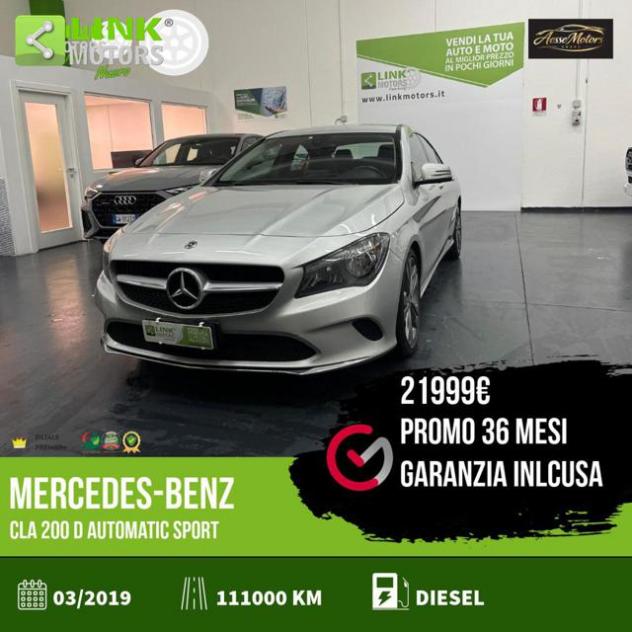 MERCEDES-BENZ CLA 200 d Automatic Sport 36 MESI GARANZIA rif. 23820087