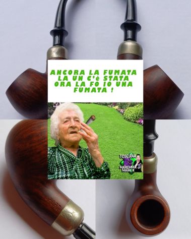 PIPA MAREMMA SPORT, VERA RADICA EP MARRONE CURVA, VINTAGE.