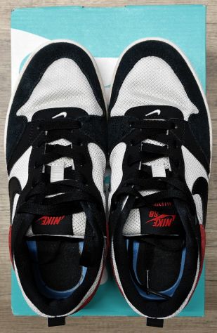 scarpe Nike SB Alleyoop taglia 36 bianco nero rosso - Foto 2