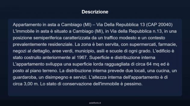 Immobile in asta di 64 m² in vendita a Cambiago - Foto 4
