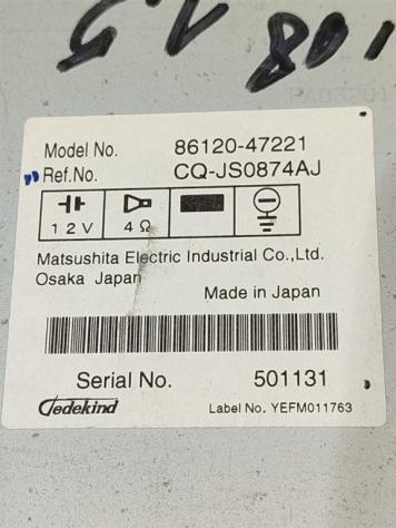 AUTORADIO TOYOTA Prius 1° Serie 86120-47221 1NZFXE (9704) - Foto 2
