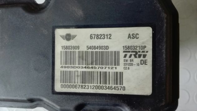 Centralina ABS Mini Cooper 1.6D R56 del 2008 (6782312) - Foto 4