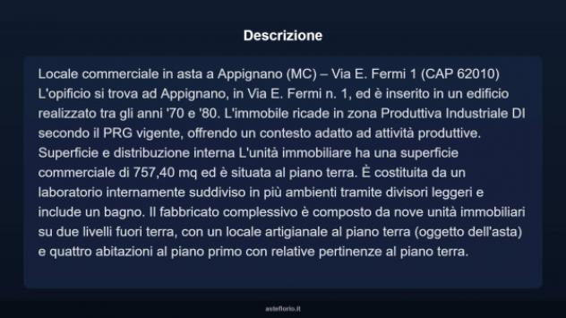 Immobile in asta di 757 m² in vendita a Appignano - Foto 3