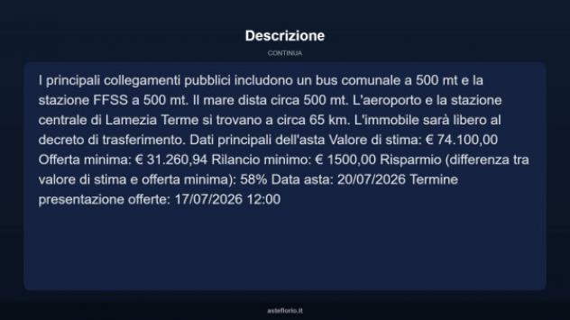 Immobile in asta di 70 m² in vendita a San Sostene - Foto 18