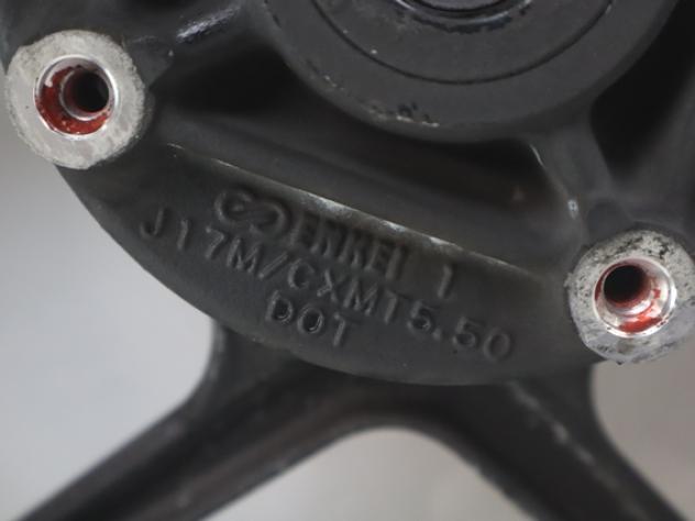 KAWASAKI Z 750 410730009R2 CERCHIO RUOTA POSTERIORE 17X5.50 03 - 06 REAR WHEEL SEGNI DI USURA - Foto 5
