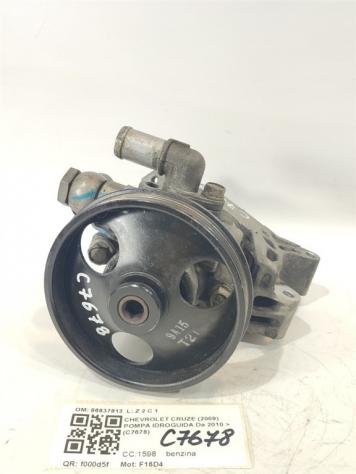 POMPA IDROGUIDA CHEVROLET Cruze Berlina 96837813 F16D4 benzina 1598 (09)