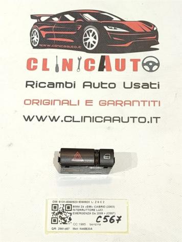 PULSANTIERA CENTRALE BMW Z4 E85/E86 6131-8368920 8368920 N46B20A (0209)