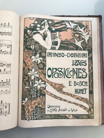 Vecchio libro di musica - Foto 7