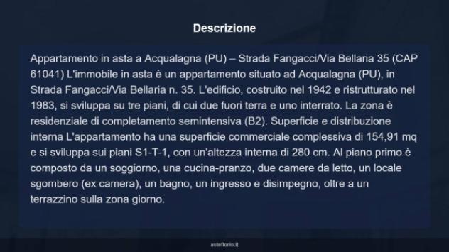 Immobile in asta di 154 m² in vendita a Acqualagna - Foto 17