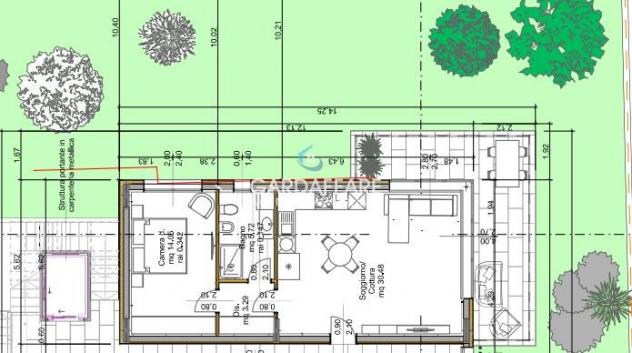 Nuovo bilocale con giardino privato e vista lago - Foto 14
