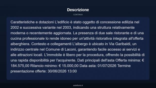 Immobile in asta di 400 m² in vendita a Laconi - Foto 3