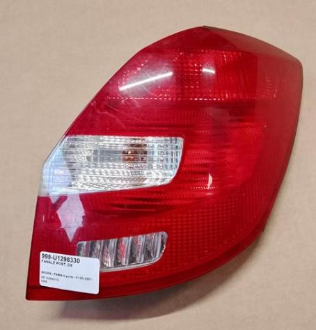 FANALE POST. DX 999-U1298330 Parti elettriche  Fanaleria  Fanali  Fanale post. dx. SKODA - FABIA 5 porte - 01-05-2007 - 01-04-2010, SKODA - FA