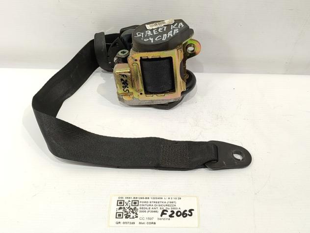 CINTURA DI SICUREZZA ANTERIORE SINISTRA CON PRETENSIONATORE FORD StreetKa Cabrio 3S51-B61295-BB 1222406 CDRB (0305)