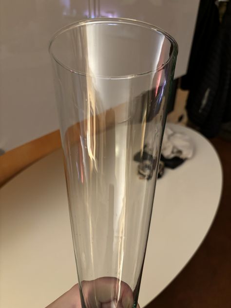 UN VASO IN VETRO TRASPARENTE COME NUOVO MA VINTAGE È DEGLI ANNI ‘80/90 - Foto 8